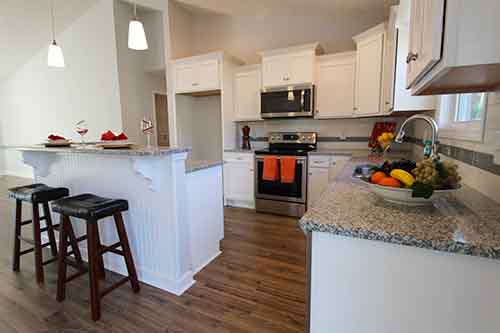 Kitchen With White Cabinets