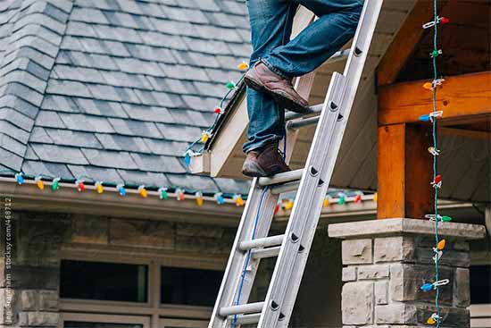 ladder safety, holiday home care & safety