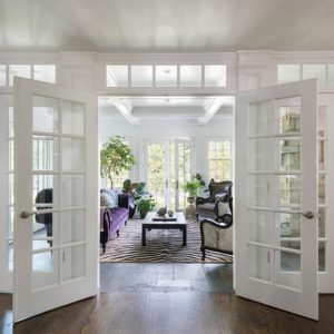 French Doors to Sunroom