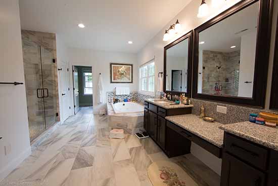 Custom Bathroom, Tile work, Tubs and showers